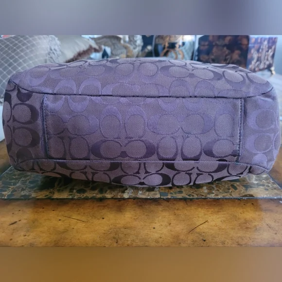 Coach Brown Signature Tote Bag - Picture 5 of 10